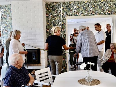 Lunchen på Hemgården i Målilla öppen